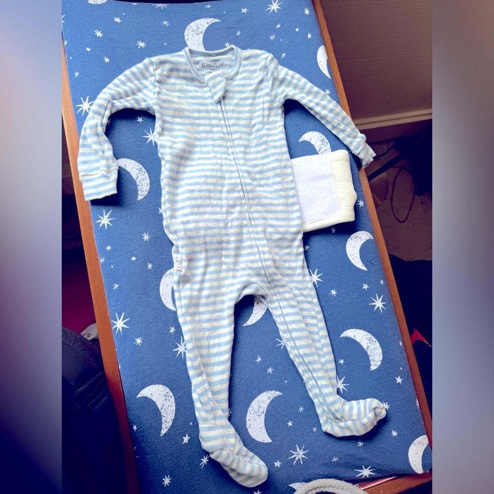 Blue Striped Kids Pajamas